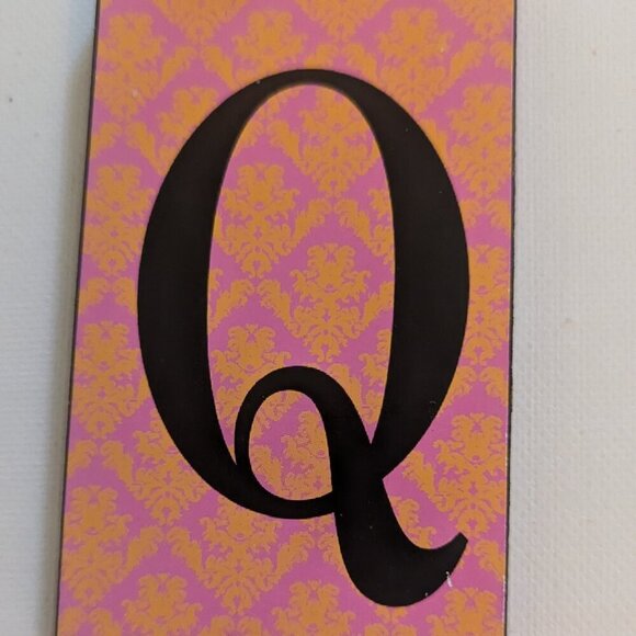 NWT Rustic Letter 'Q' Wooden Sign Farmhouse Autumn Michael's Home Wall Decor - Picture 4 of 7